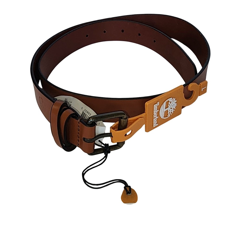 Timberland Leather Belt Casual Dress Brown Mens Size L - NWT